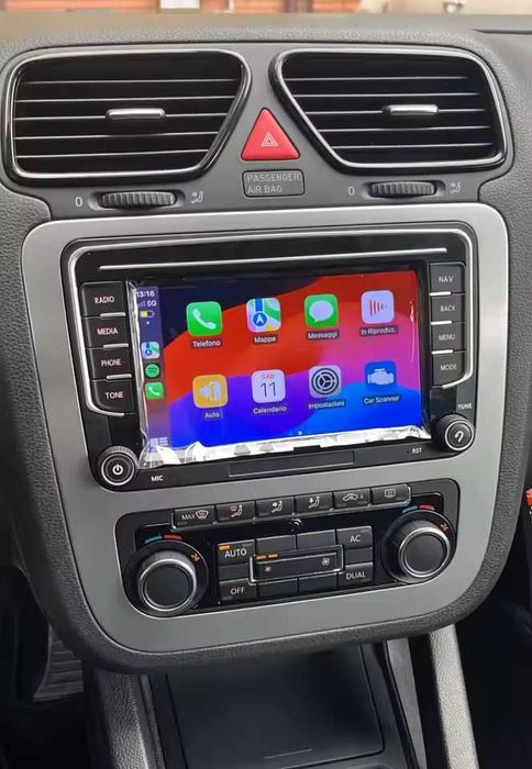 Navigație Android CarPlay VW EOS, Scirocco 2006-2016