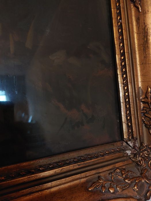 Tablou cu semnatura Tibor Erno