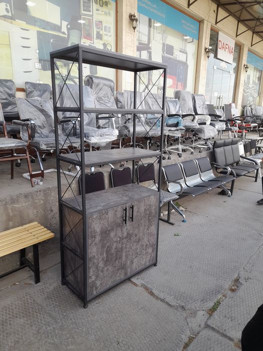 Стеллаж лофт дизайн сифатли, бақувват, қулай,  ҳамёнбоп