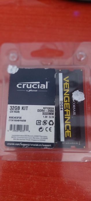 Notebook 32 GB DDR4 ( 2X16 GB )- 2666 SOD7MM 1.2V CL19