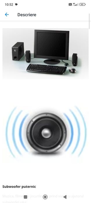 Boxe Logitech S21220, negru