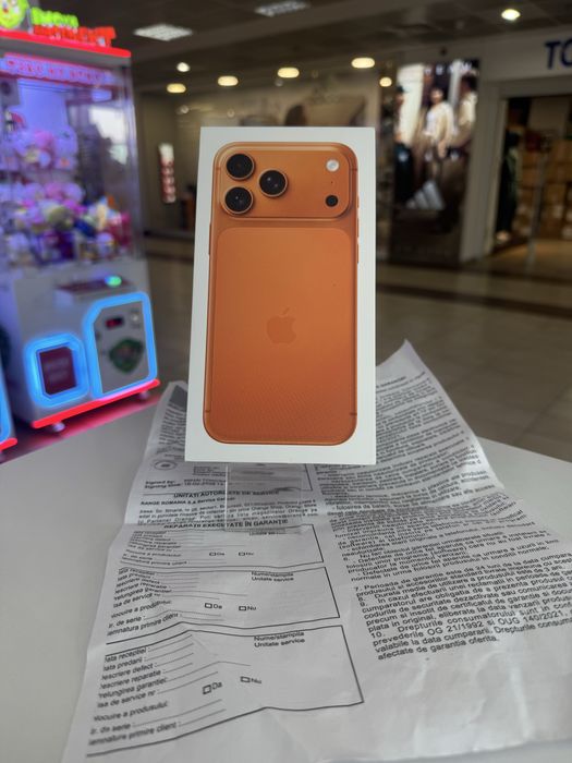 iPhone 17 Pro Max Cosmic Orange Sigilat Garantie 24 luni