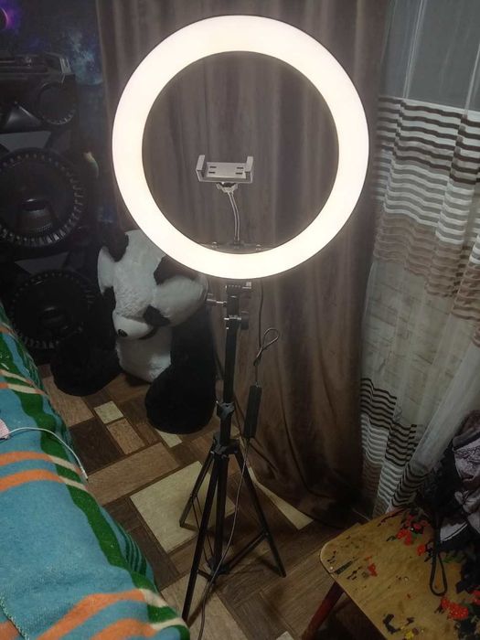 Селфи палка кольцевая