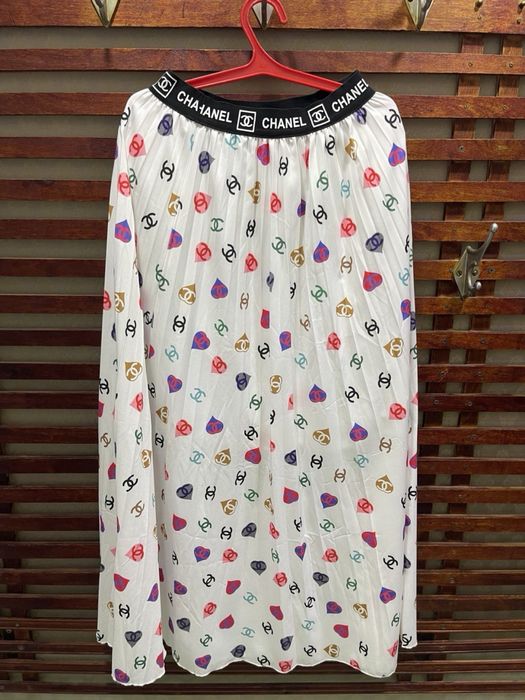 Юбка новая chanel плиссерованная из сарпы
