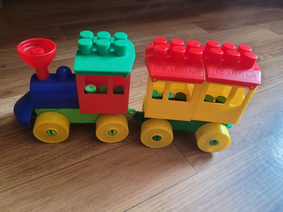 Паровоз Машинки конструктор для мальчика !