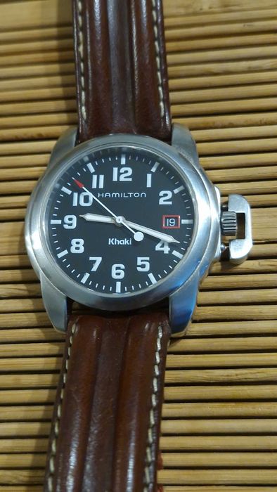 Ceas barbati HAMILTON Khaki quartz,original,stare foarte buna