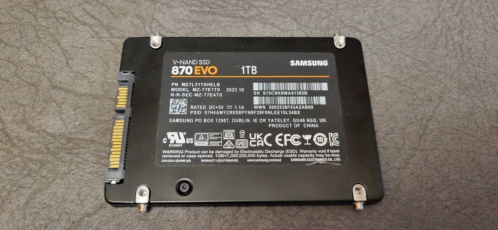 amsung SSD 1TB 870Evo fuctional