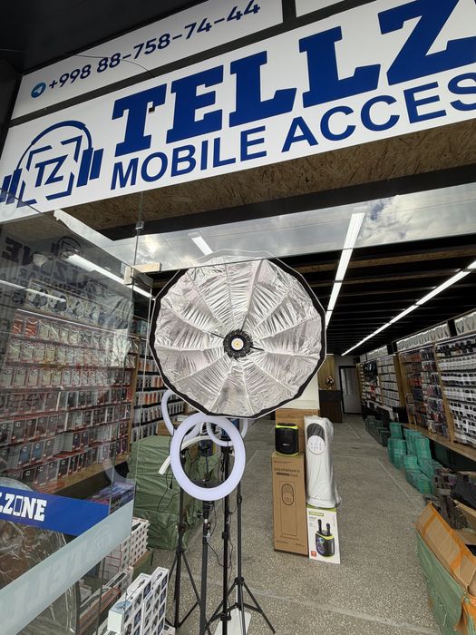 Softbox zontik lampa projector