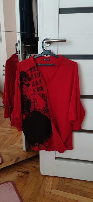 Тъмно червена блуза Manuela