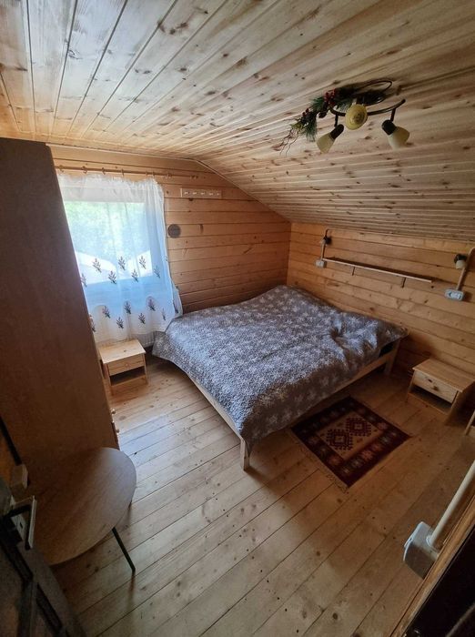 Vand cabana lemn, 120mp si 1251 mp de teren, zona Dealu Negru