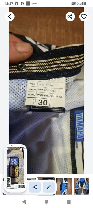 Pantaloni enduro fox