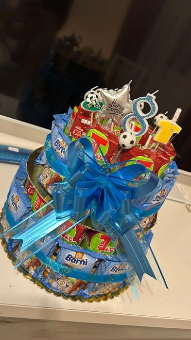 Torturi din Dulciuri ambalate personalizate