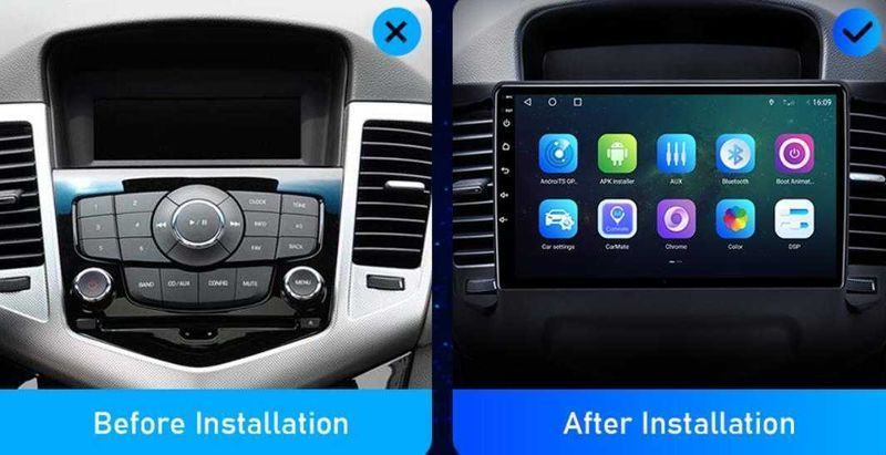 CHEVROLET CRUZE 2008-2015 - 9" / 12,3" Андроид Навигация, 9417