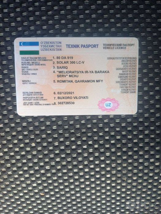 Ekskavator Doosan sotiladi srochna