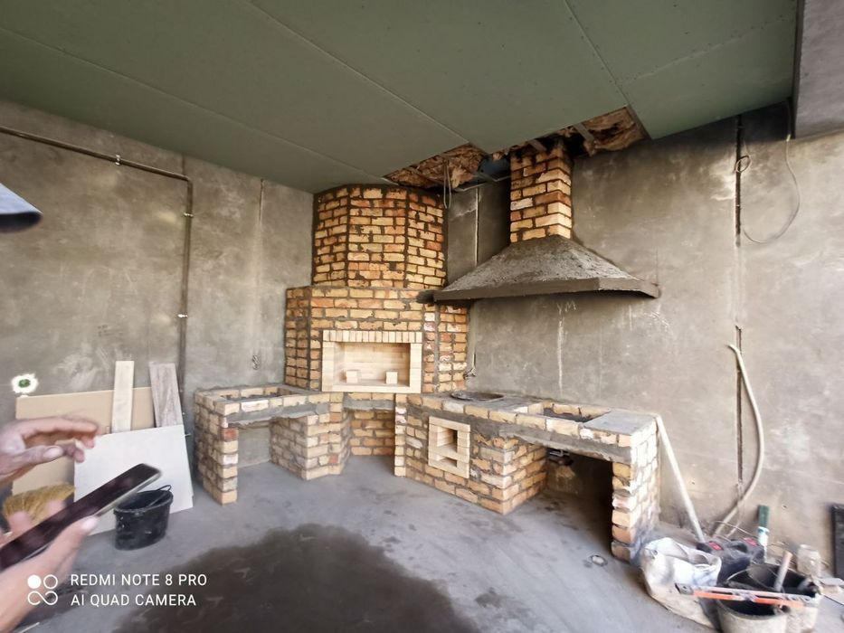 КИРПИЧНЫЙ Барбекю. Летние кухни.