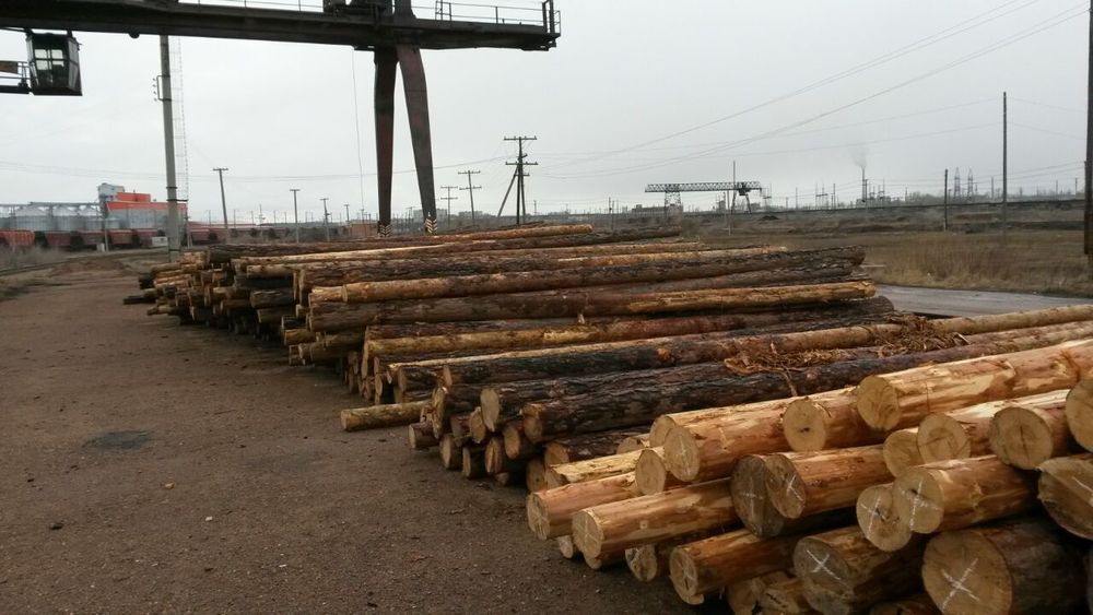 Опоры деревянные