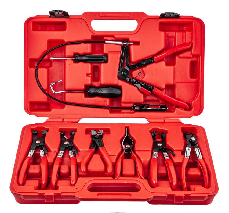 Комплект клещи за скоби за водни съединения 9 части MAR-POL