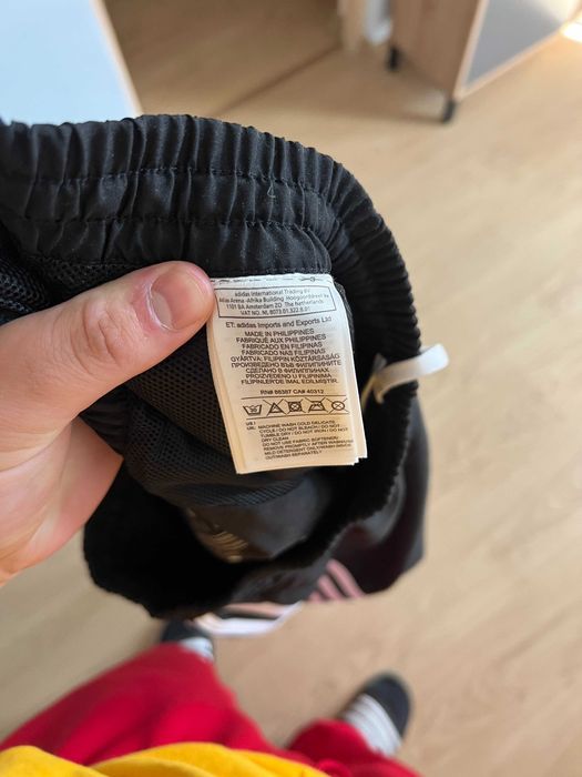 Pantalon track adidas baggy noi