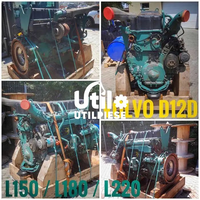 motor volvo d12d l150 l180 l220 a25 a30 + piese volvo
