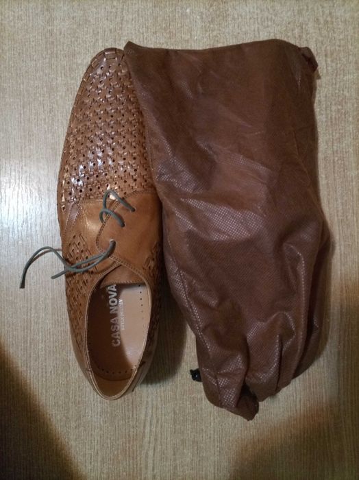 Pantofi bărbătești din piele, maro, Casa Nova marimea 43