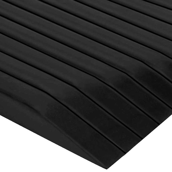 Rampă de prag 110x32x3,8 cm din cauciuc VidaXL