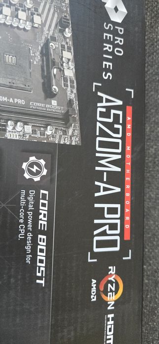 Vandut Placa Baza Msi A520M-A PRO Socket AM4 NVME M.2 Noua