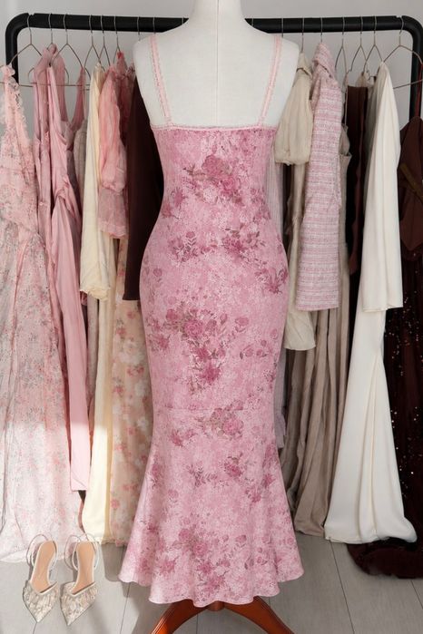 Rochie Roz Din Dantelă