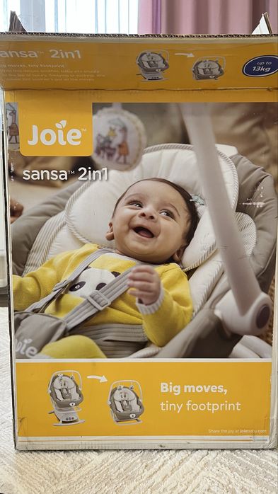 Шезлонг Joie Sansa 2 в 1