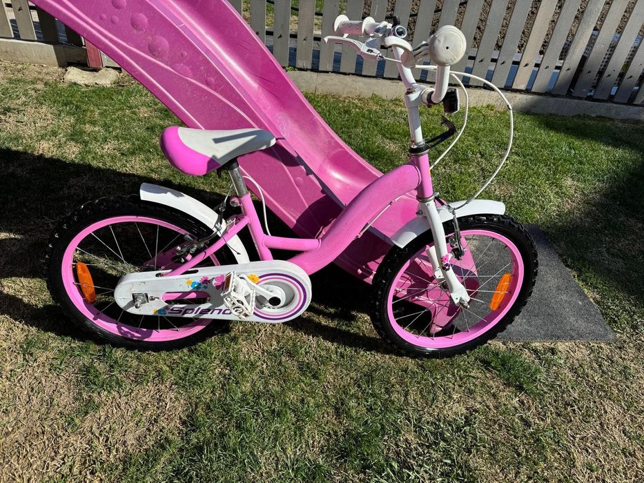 Bicicleta fetițe 4-7 ani