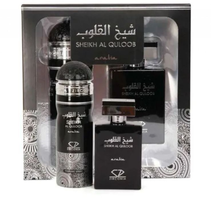 Мъжки АРАБСКИ подаръчен комплект парфюм и дезодорант Sheikh Al Quloob