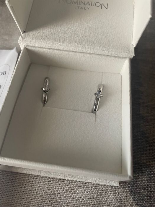 Чисто нови обеци Nomination с 2 години гаранция