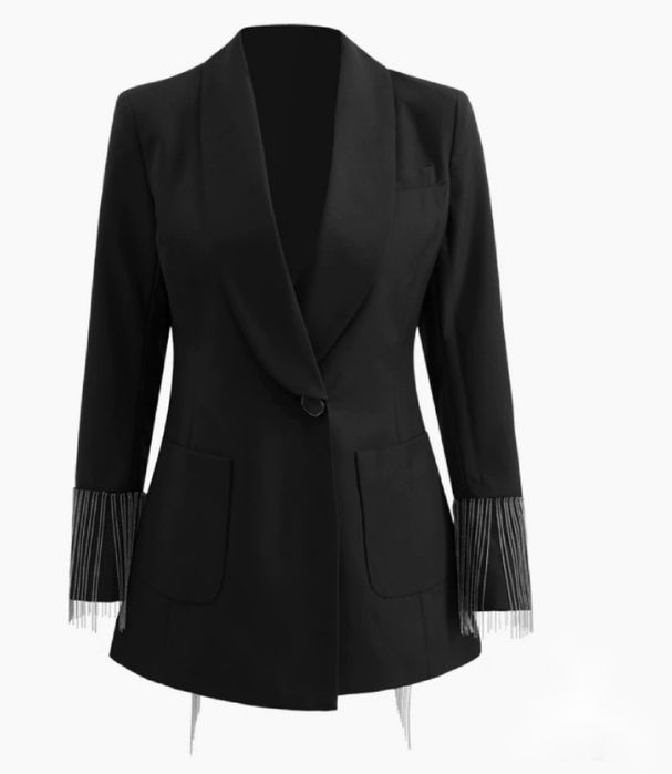 Sacou Rin Couture negru, sexy-elegant