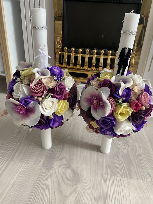 Lumânări nuntă/Handmade