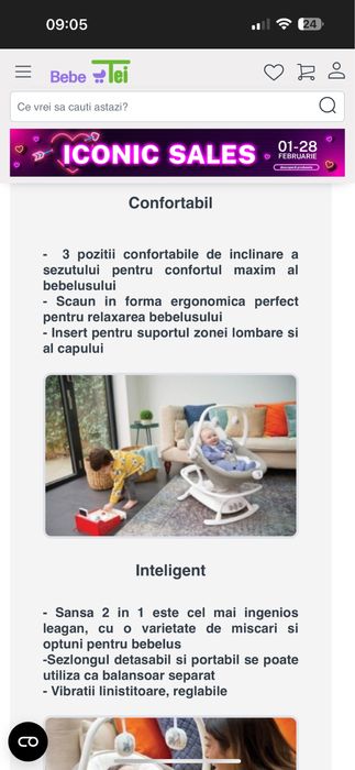 Balansoar joie Sansa 2 in 1