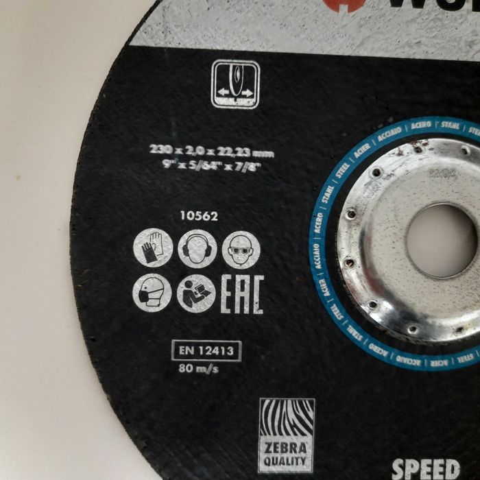 Discuri abrazive Wurth taiere/debitare 230×20×22,23mm 7 discuri