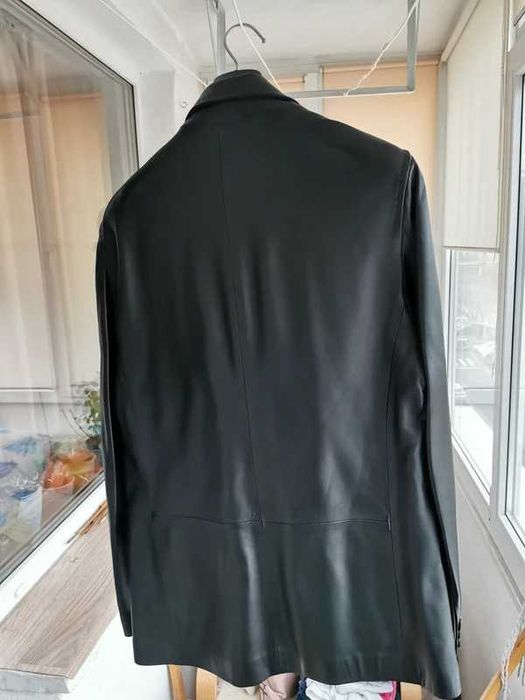 Sacou din Piele Veritabilă – Made in Italy (Nou)