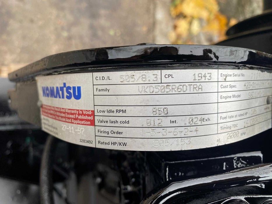 Motor complet Komatsu S6D 114E-1 - Piese de schimb Komatsu