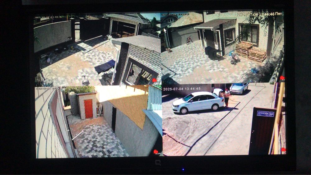 Установка камер видеонаблюдения