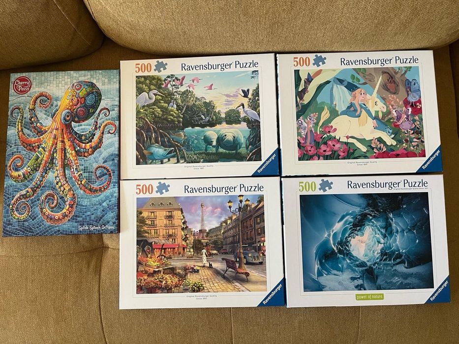 Пъзели Ravensburger, Trefl, Eurographics, Cherry Pazzi