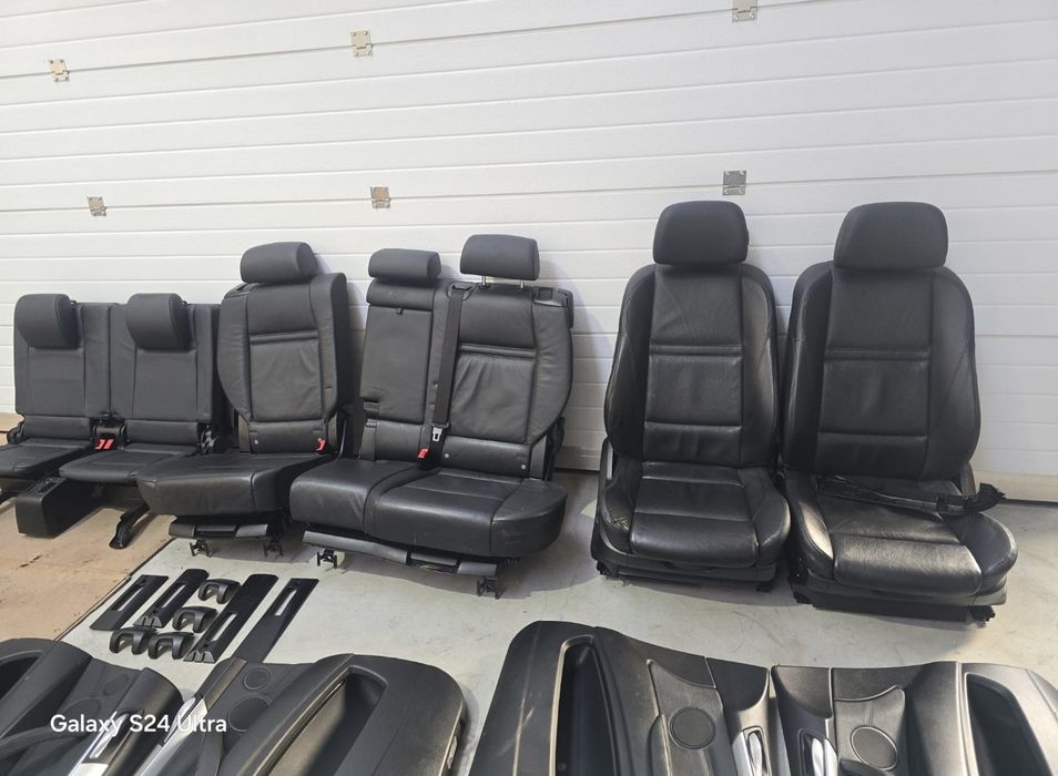 Interior scaune fata incalzire banchete 7 locuri piele bmw x5 e70