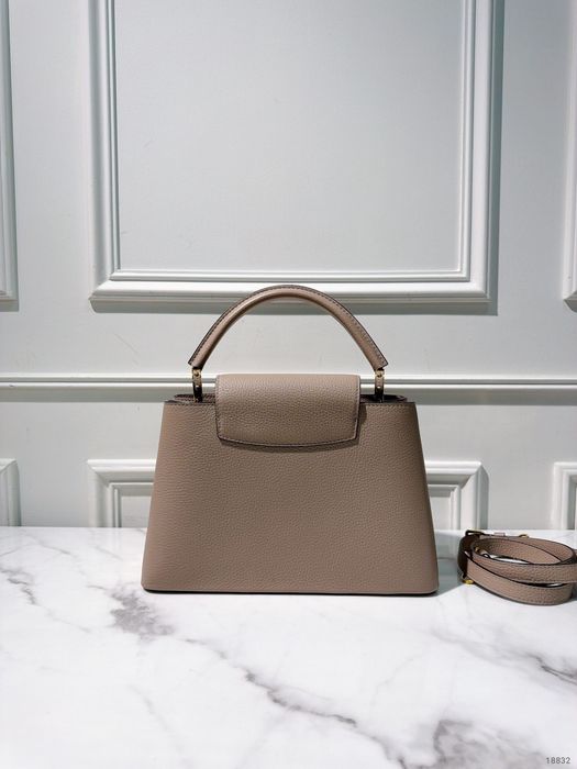 LV Louis Vuitton Capucines Grey