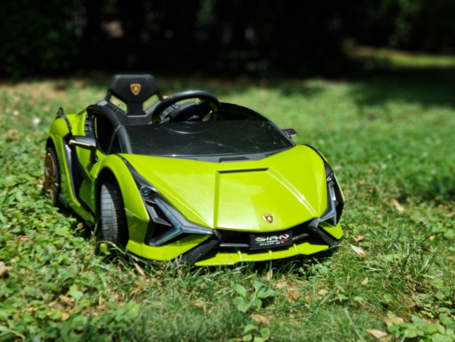 Masinuta electrica pentru copii Lamborghini Sian verde