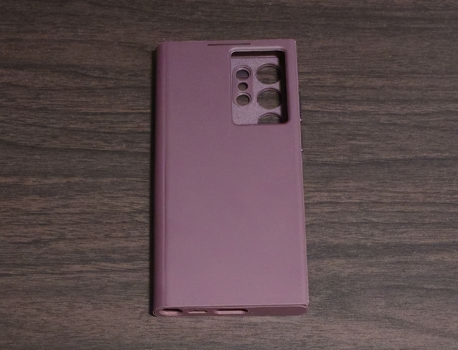 Husa SH flip smart activa originala Samsung Clear View Cover S22 Ultra