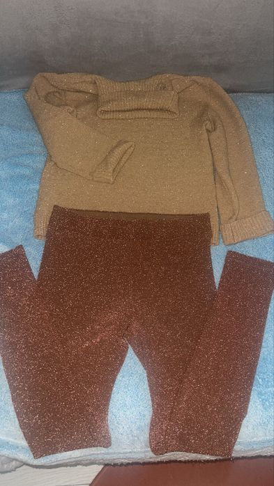 Set bluza si egări cu sclipici