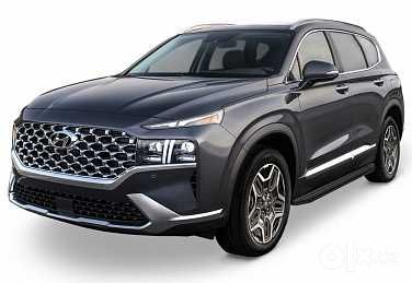 Порог площадка для Hyndai Santa Fe