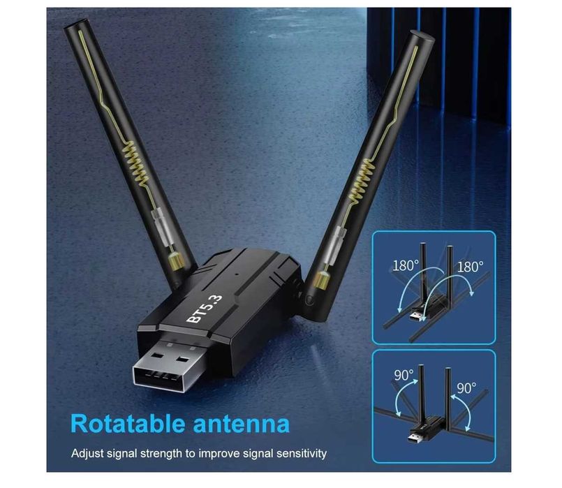 Bluetooth адаптер v5.3 (150 метров)