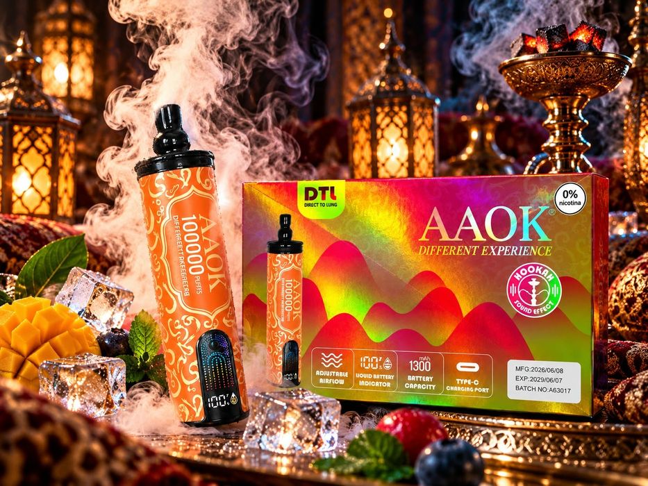 Vape 100.000 Puffs Dubai Edition Sunet Abur Mult