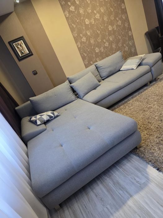 Ъглов диван с функция сън