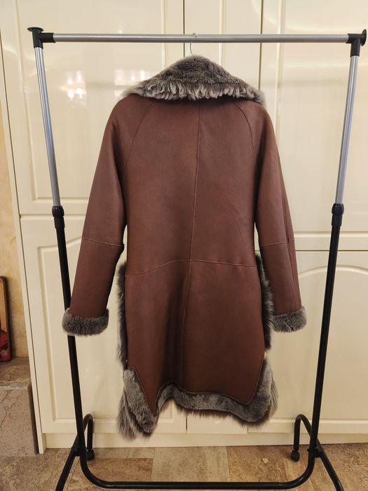 Кожено палто с две лица