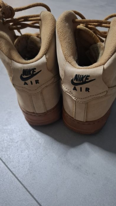 Оригинални Nike Air Force 1 High Flax/Wheat